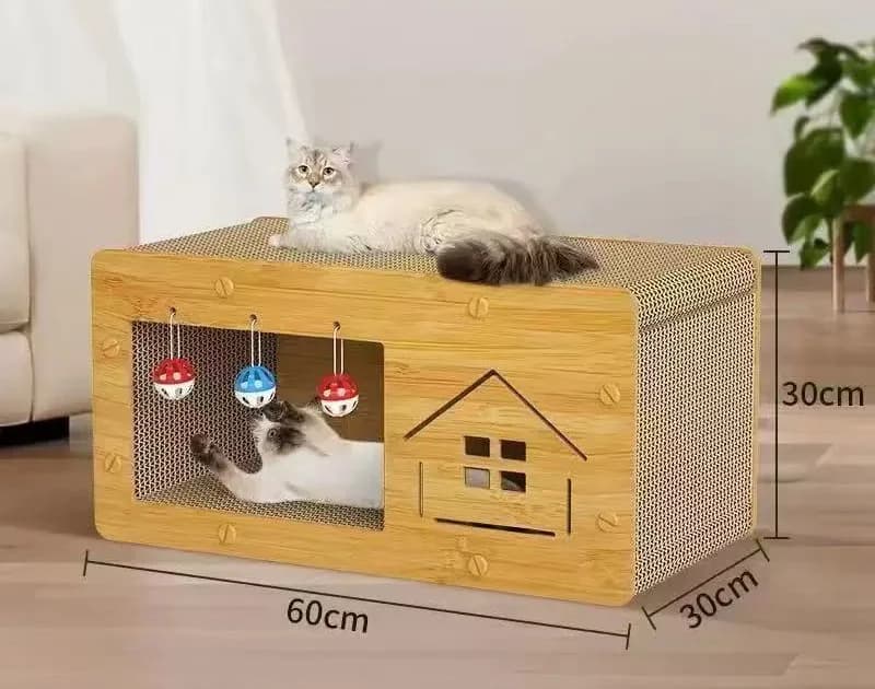 와이낫펫 사각 스크래쳐 하우스 4