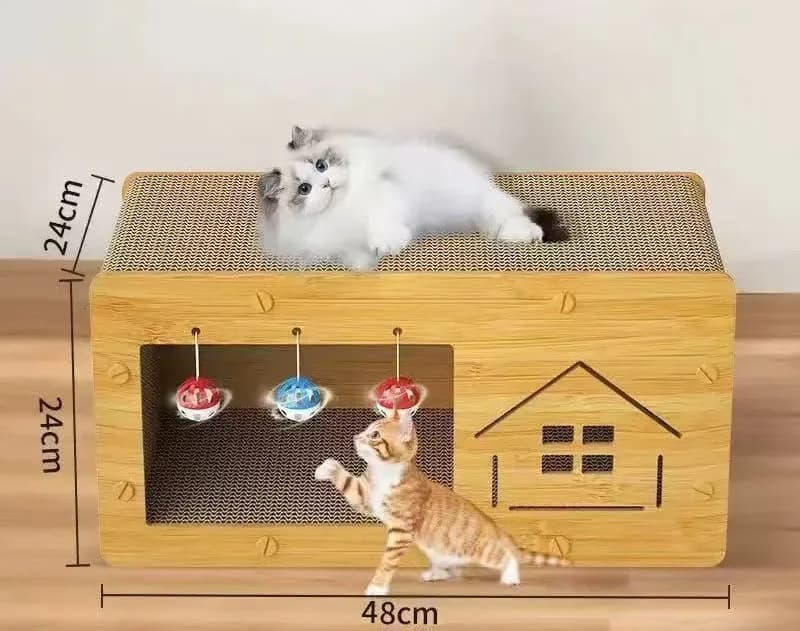 와이낫펫 사각 스크래쳐 하우스 3