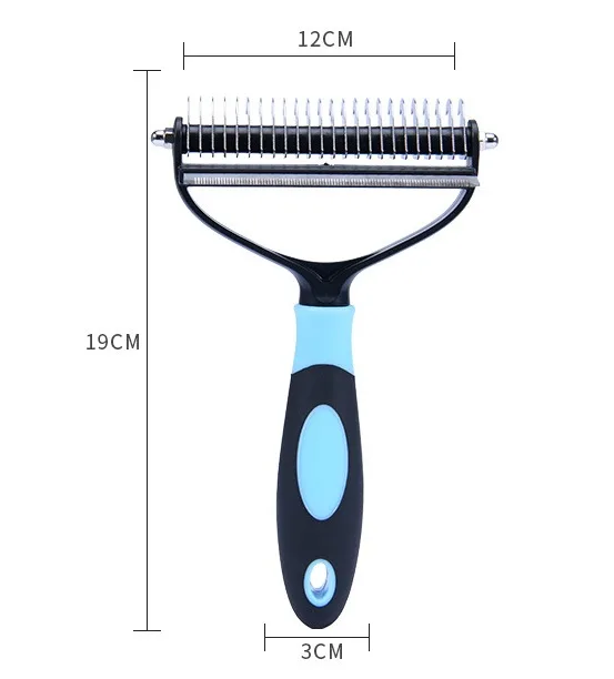 와이낫펫 2in1 엉킨털 죽은털 제거 브러쉬 L 4